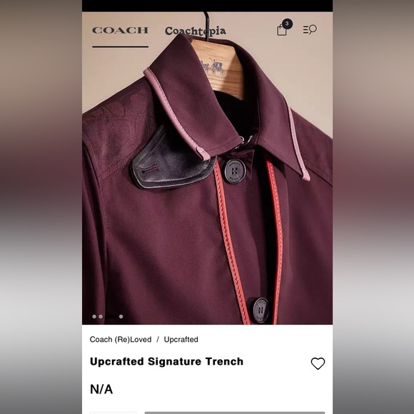 Coach Upcrafted Trench coat - Picture 12 of 13